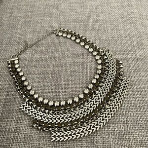 Stunning Silver Costume Jewelry Necklace